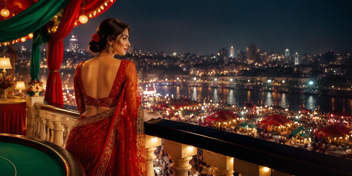 খুলনায় ঐতিহ্যবাহী শাড়ি পরে bd111 - এ লাইভ বাকারা গেম উপভোগের দৃশ্য